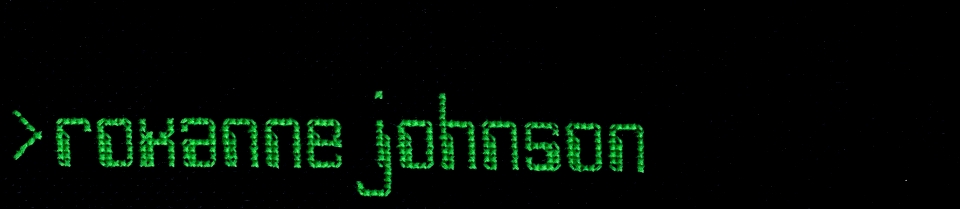 cross stitched name image